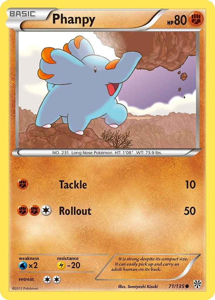Image for Phanpy (Plasma Storm) (71/135) - Pokemon