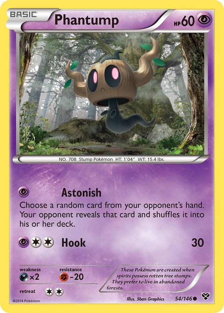 Image for Phantump (XY Base Set) (54/146) - Pokemon