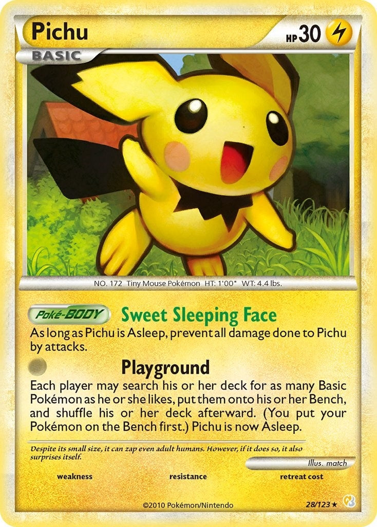 Image for Pichu (HeartGold SoulSilver) (28/123) - Pokemon