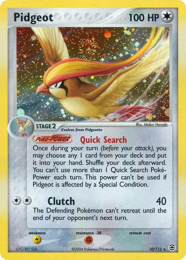 Image for Pidgeot (FireRed & LeafGreen) (10/112) - Pokemon