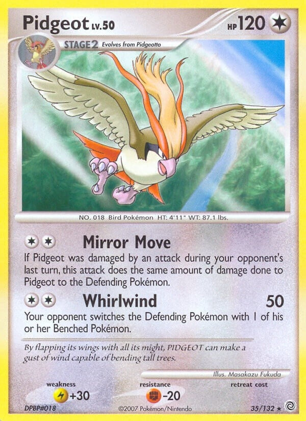 Image for Pidgeot (Secret Wonders) (35/132) - Pokemon