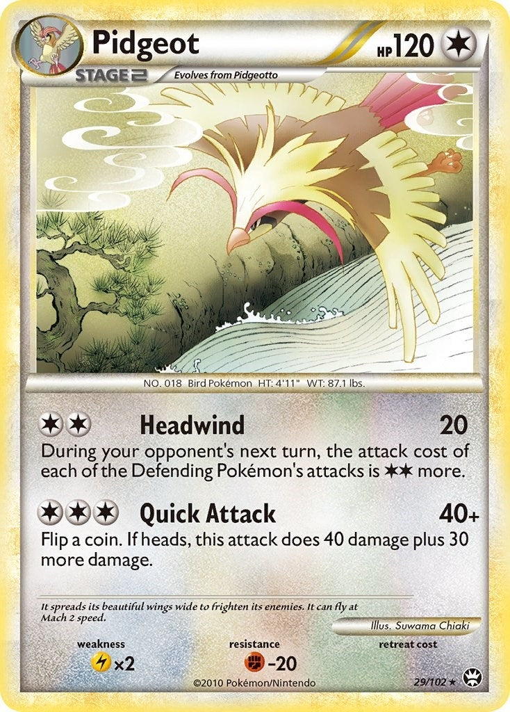 Image for Pidgeot (Triumphant) (29/102) - Pokemon