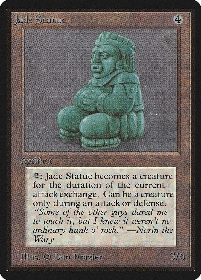 Image for Jade Statue (Beta Edition) - Magic: The Gathering