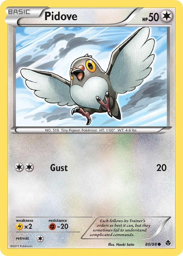 Image for Pidove (Emerging Powers) (80/98) - Pokemon