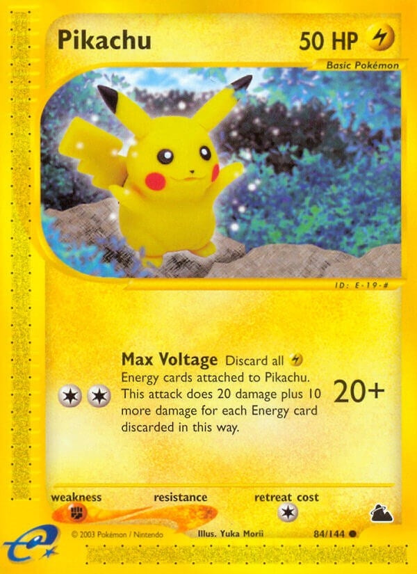 Image for Pikachu (Skyridge) (084/144) - Pokemon