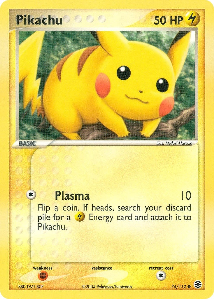 Image for Pikachu (FireRed & LeafGreen) (74/112) - Pokemon