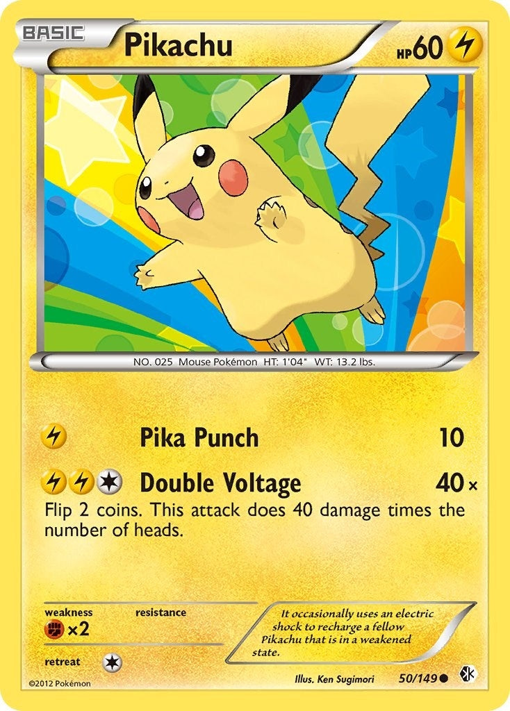 Image for Pikachu (Boundaries Crossed) (50/149) - Pokemon