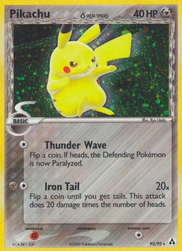 Image for Pikachu (Delta Species) (Legend Maker) (93/92) - Pokemon