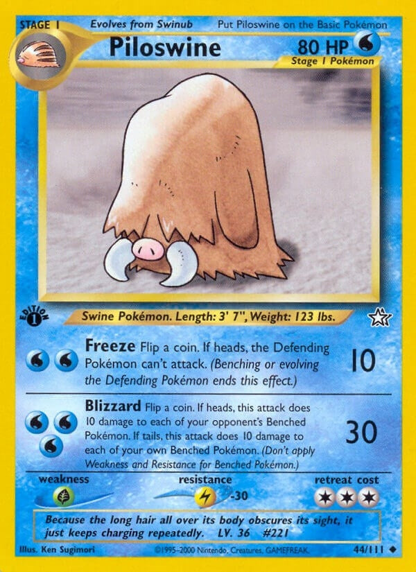 Image for Piloswine (Neo Genesis) (044/111) - Pokemon