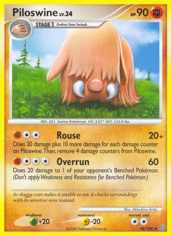 Image for Piloswine (Stormfront) (46/100) - Pokemon