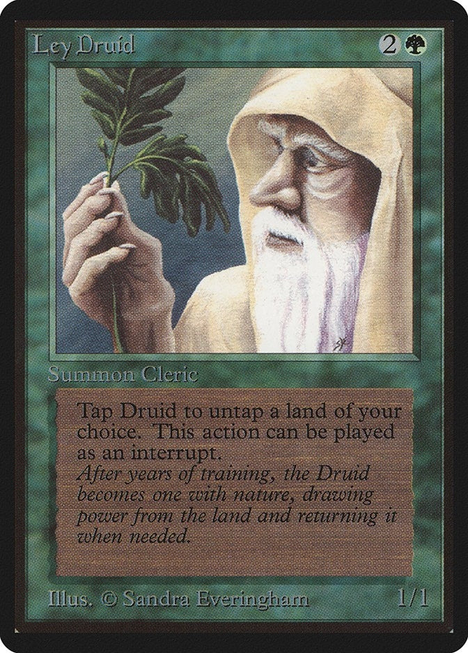 Image for Ley Druid (Beta Edition) - Magic: The Gathering