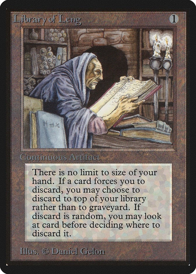 Image for Library of Leng (Beta Edition) - Magic: The Gathering