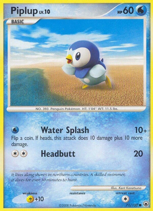 Image for Piplup (71) (Majestic Dawn) (71/100) - Pokemon