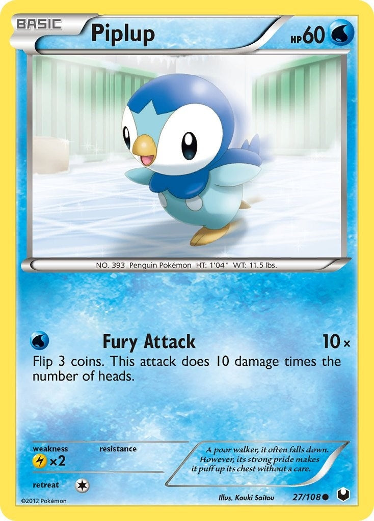 Image for Piplup (Dark Explorers) (27/108) - Pokemon