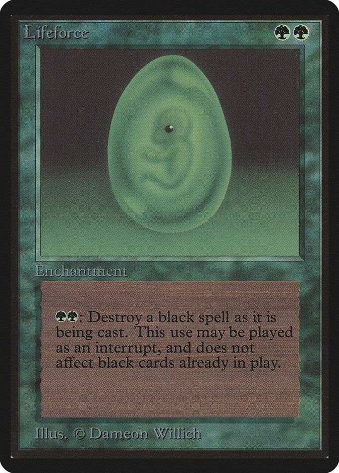 Image for Lifeforce (Beta Edition) - Magic: The Gathering
