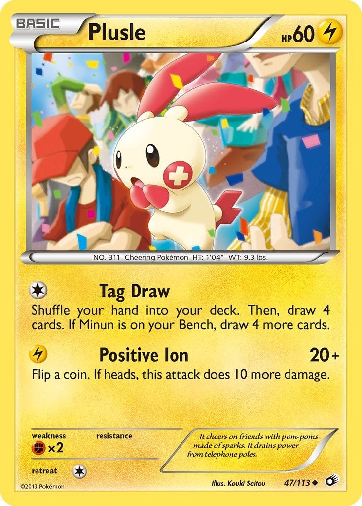 Image for Plusle (Legendary Treasures) (47/113) - Pokemon