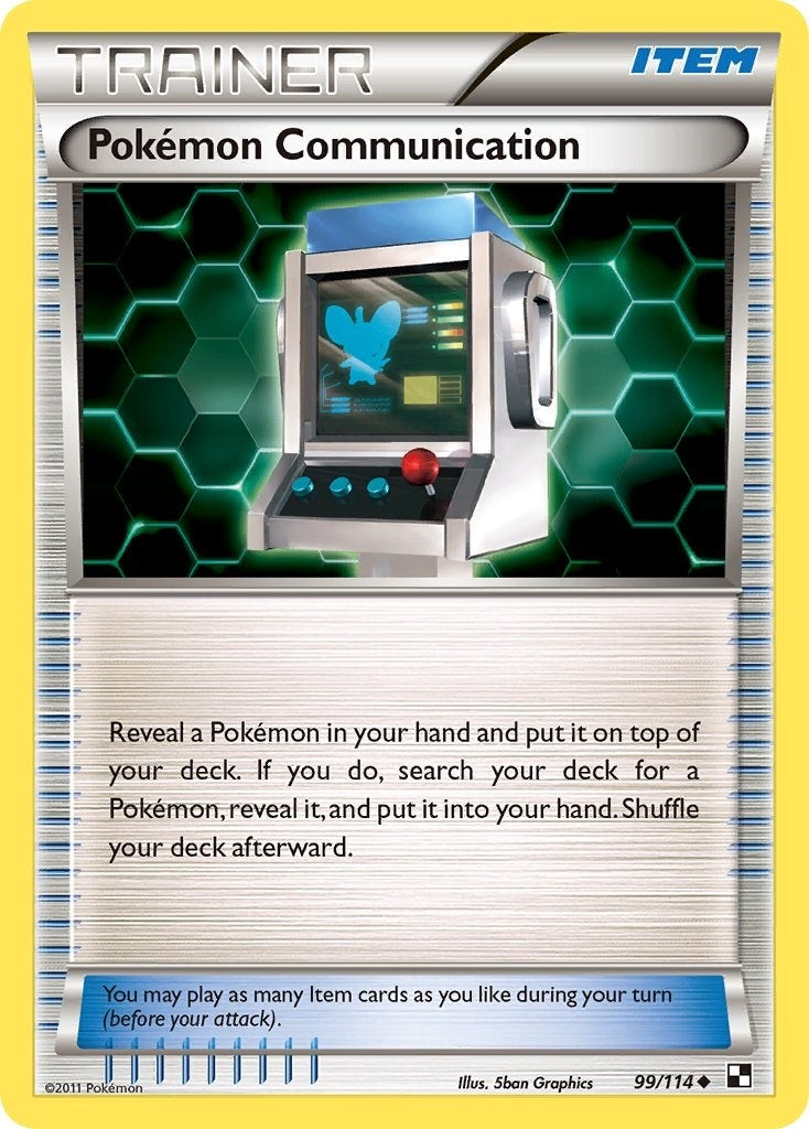 Image for Pokemon Communication (Black and White) (99/114) - Pokemon