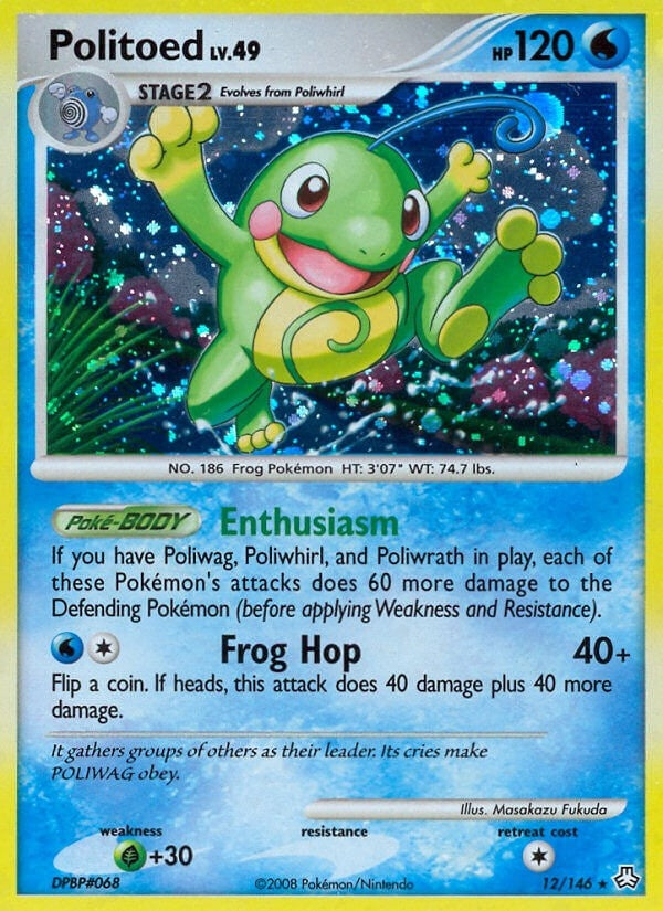 Image for Politoed (Legends Awakened) (12/146) - Pokemon