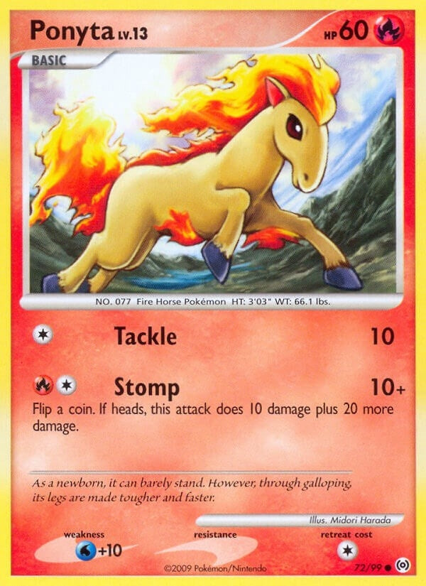 Image for Ponyta (72) (Arceus) (72/99) - Pokemon