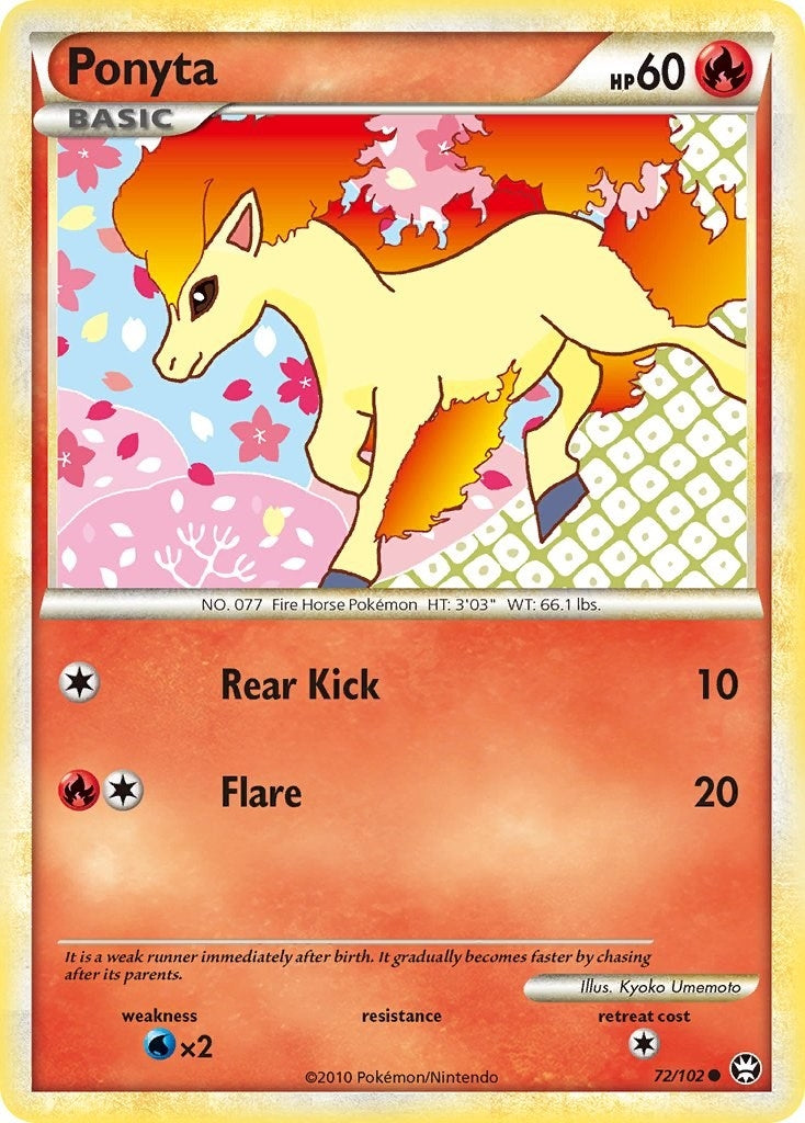 Image for Ponyta (Triumphant) (72/102) - Pokemon