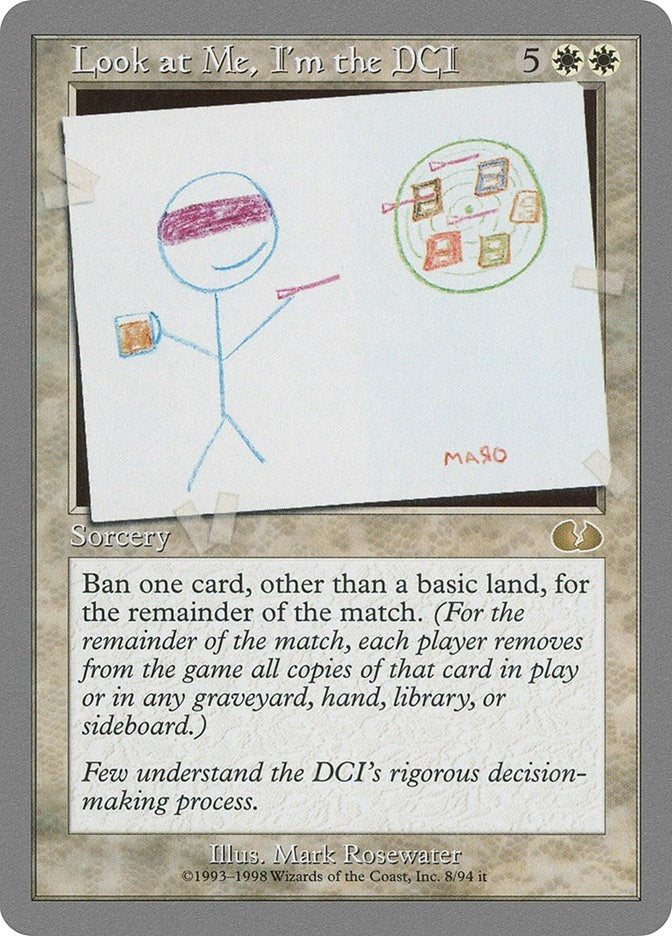 Image for Look at Me, I'm the DCI (Unglued) (8) - Magic: The Gathering