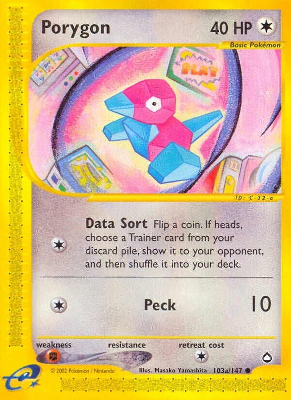 Image for Porygon (103a) (Aquapolis) (103a/147) - Pokemon