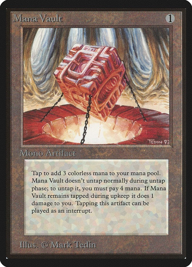 Image for Mana Vault (Beta Edition) - Magic: The Gathering