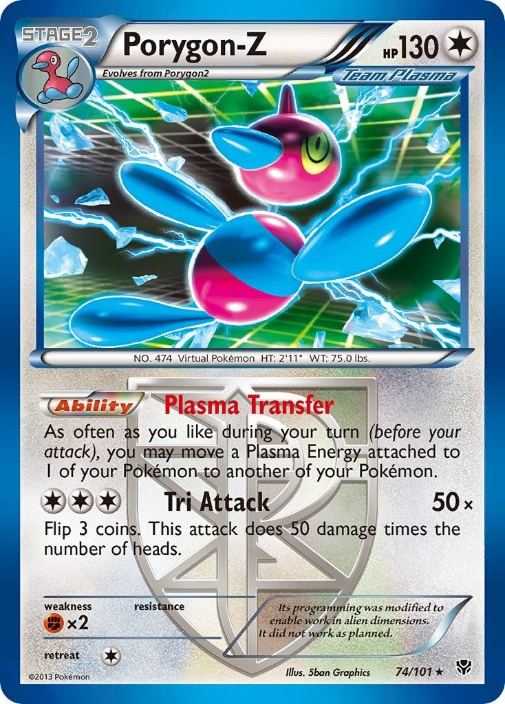 Image for Porygon-Z (Team Plasma) (Plasma Blast) (74/101) - Pokemon
