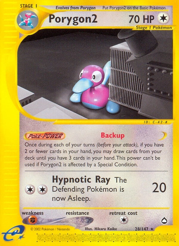 Image for Porygon2 (Aquapolis) (028/147) - Pokemon