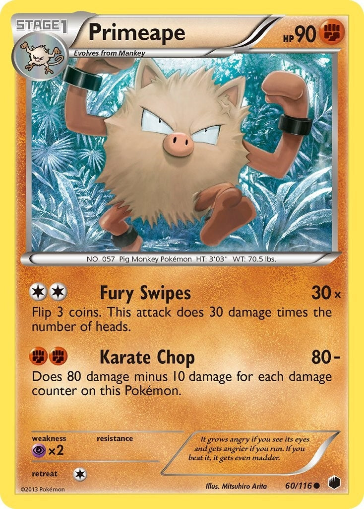 Image for Primeape (Plasma Freeze) (60/116) - Pokemon