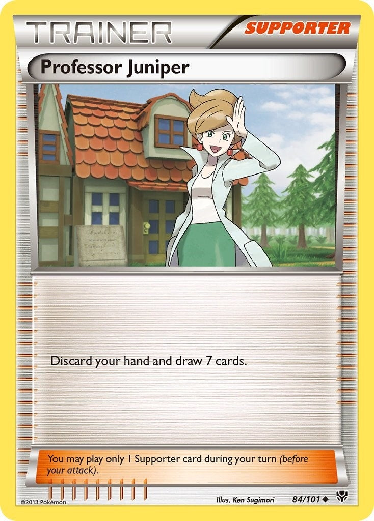 Image for Professor Juniper (Plasma Blast) (84/101) - Pokemon