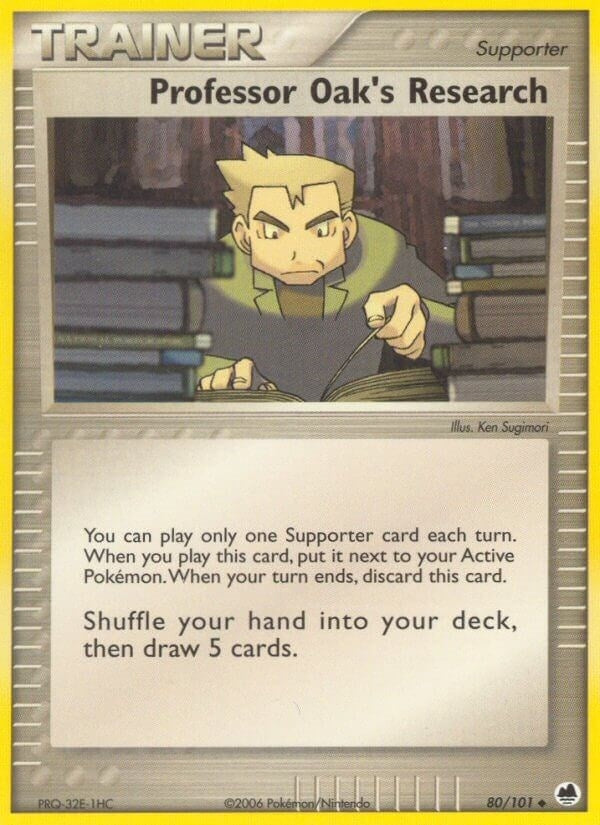 Image for Professor Oak's Research (Dragon Frontiers) (80/101) - Pokemon
