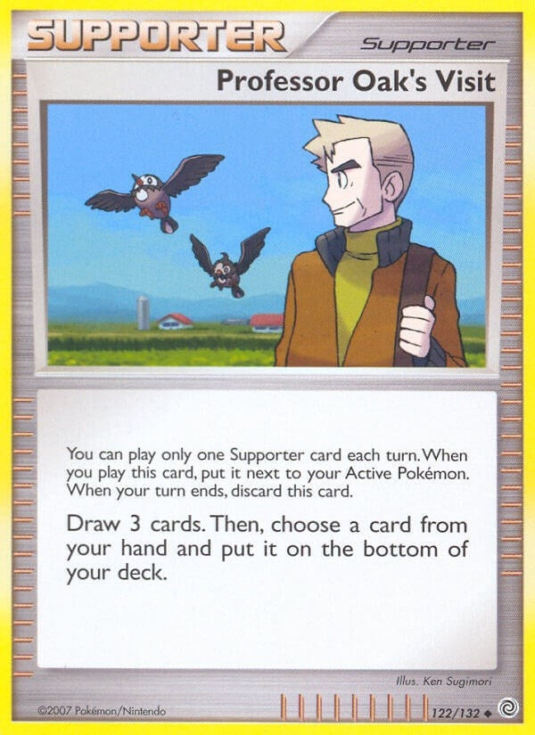 Image for Professor Oak's Visit (Secret Wonders) (122/132) - Pokemon