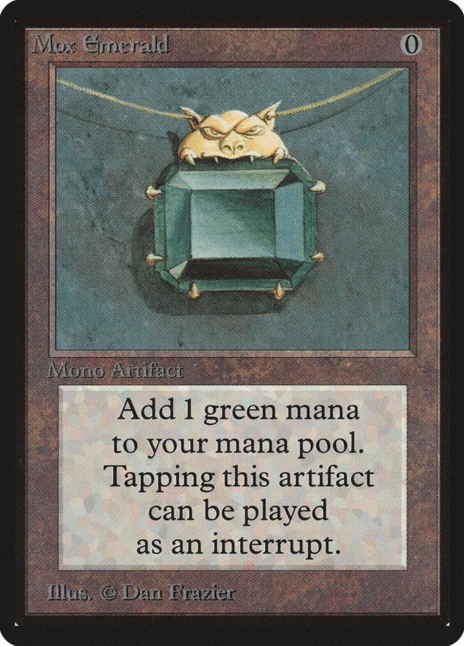 Image for Mox Emerald (Beta Edition) - Magic: The Gathering