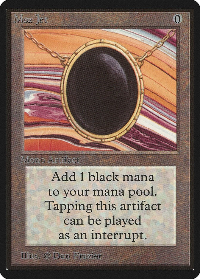 Image for Mox Jet (Beta Edition) - Magic: The Gathering