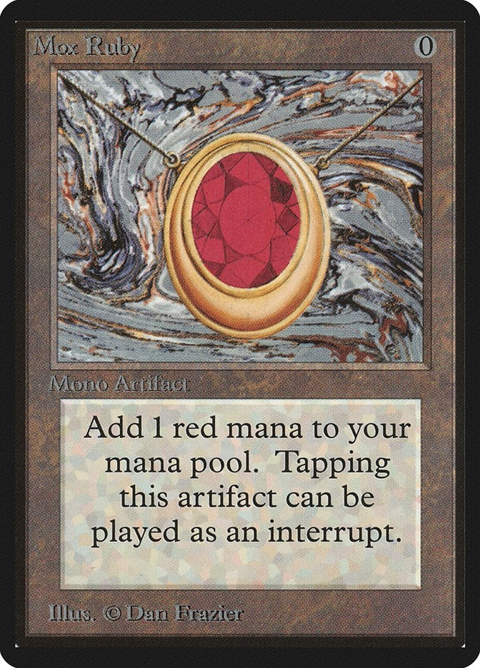 Image for Mox Ruby (Beta Edition) - Magic: The Gathering