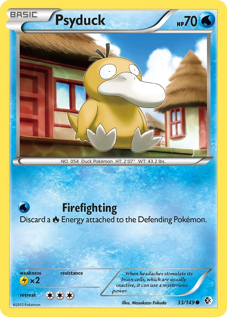 Image for Psyduck (33) (Boundaries Crossed) (33/149) - Pokemon
