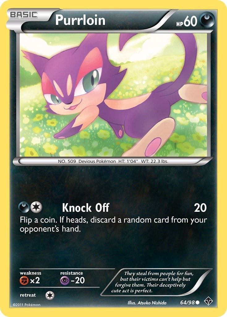 Image for Purrloin (Emerging Powers) (64/98) - Pokemon