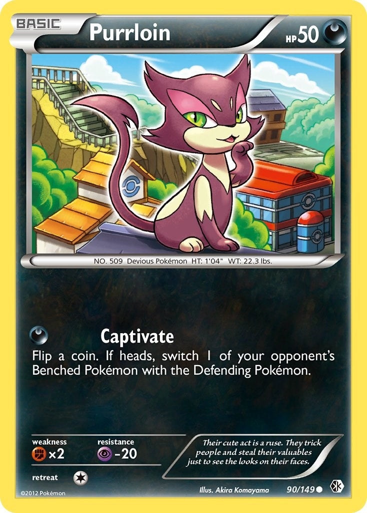 Image for Purrloin (Boundaries Crossed) (90/149) - Pokemon
