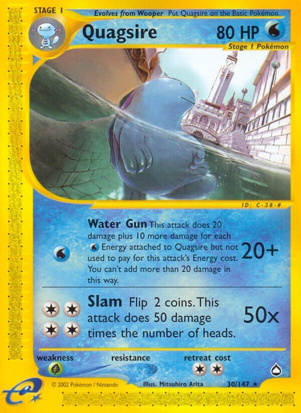 Image for Quagsire (Aquapolis) (030/147) - Pokemon