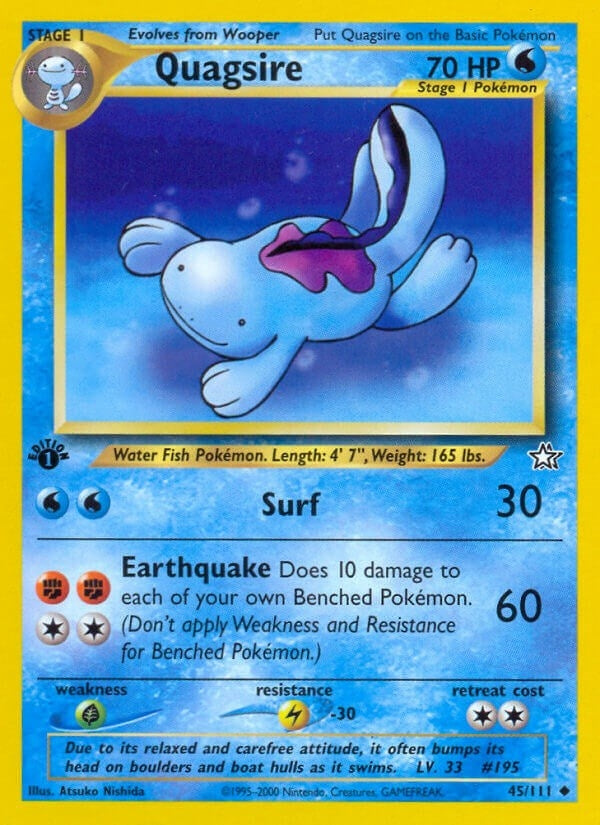 Image for Quagsire (Neo Genesis) (045/111) - Pokemon