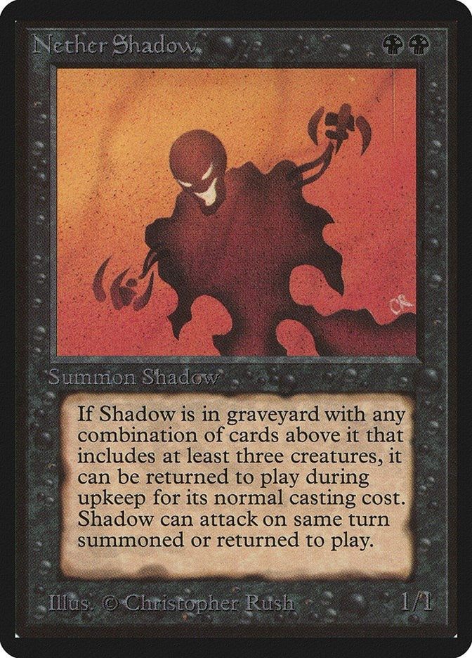 Image for Nether Shadow (Beta Edition) - Magic: The Gathering