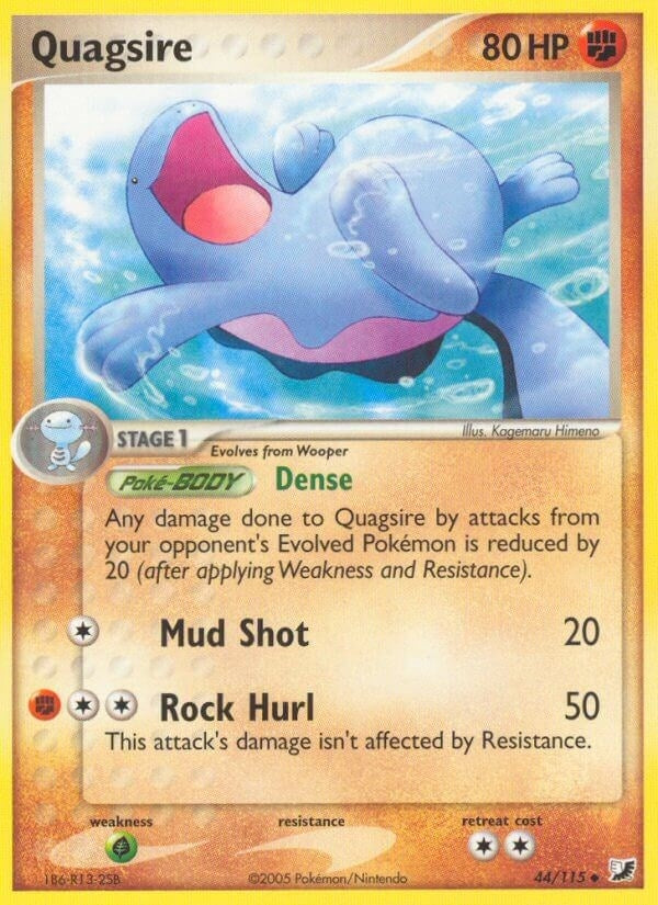 Image for Quagsire (Unseen Forces) (44/115) - Pokemon