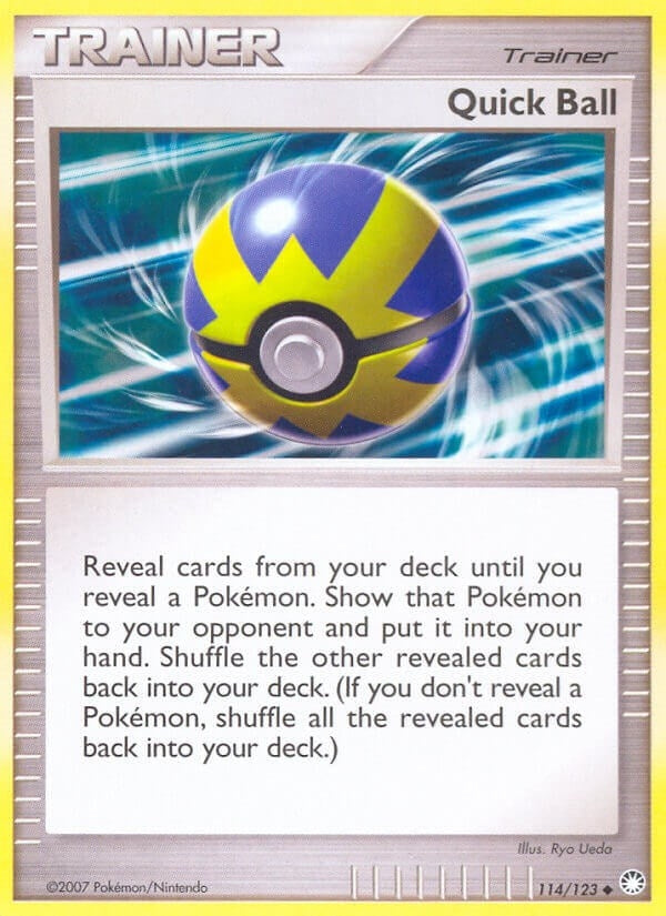 Image for Quick Ball (Mysterious Treasures) (114/123) - Pokemon