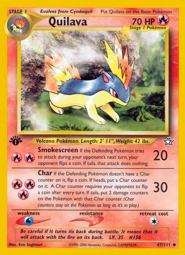 Image for Quilava (47) (Neo Genesis) (047/111) - Pokemon