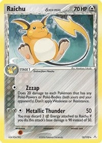 Image for Raichu (Delta Species) (Holon Phantoms) (15/110) - Pokemon