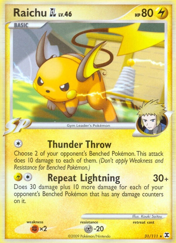Image for Raichu GL (Rising Rivals) (31/111) - Pokemon