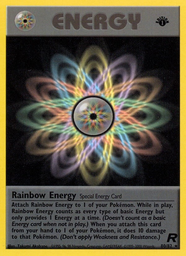 Image for Rainbow Energy (80) (Team Rocket) (80/82) - Pokemon