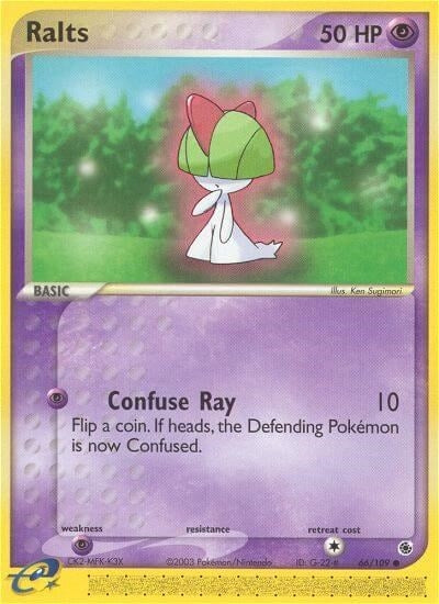Image for Ralts (Ruby and Sapphire) (66/109) - Pokemon