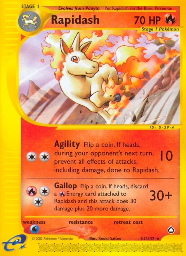 Image for Rapidash (Aquapolis) (031/147) - Pokemon